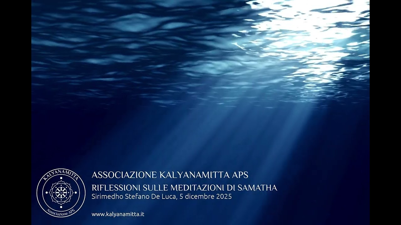 Riflessioni sulle meditazioni di Samatha