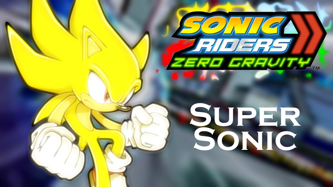 Sonic Riders Zero Gravity WGP - Super Sonic