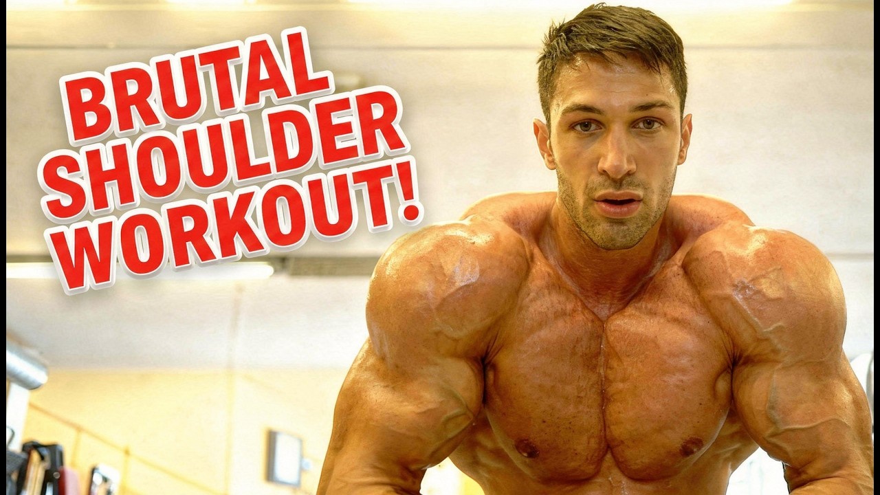 Massive Shoulders - Real Workout: Brutal!