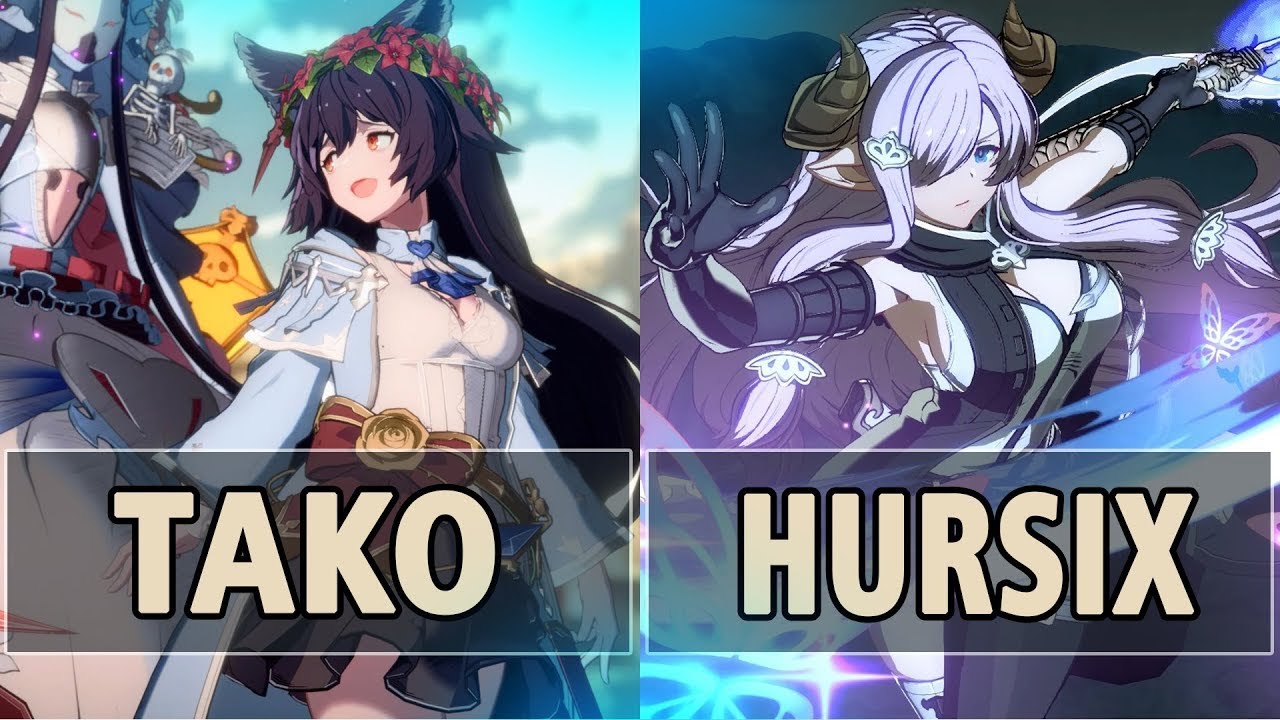 GBVSR:🔥Tako (Nier) Vs Hursix (Narmaya)🔥| High Level Gameplay.