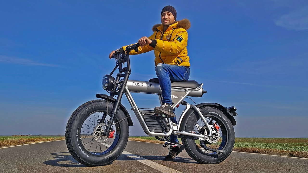 MERGI 160km AUTONOMIE CU COSWHEEL CT20 S O BICICLETA ELECTRICA MONSTRU
