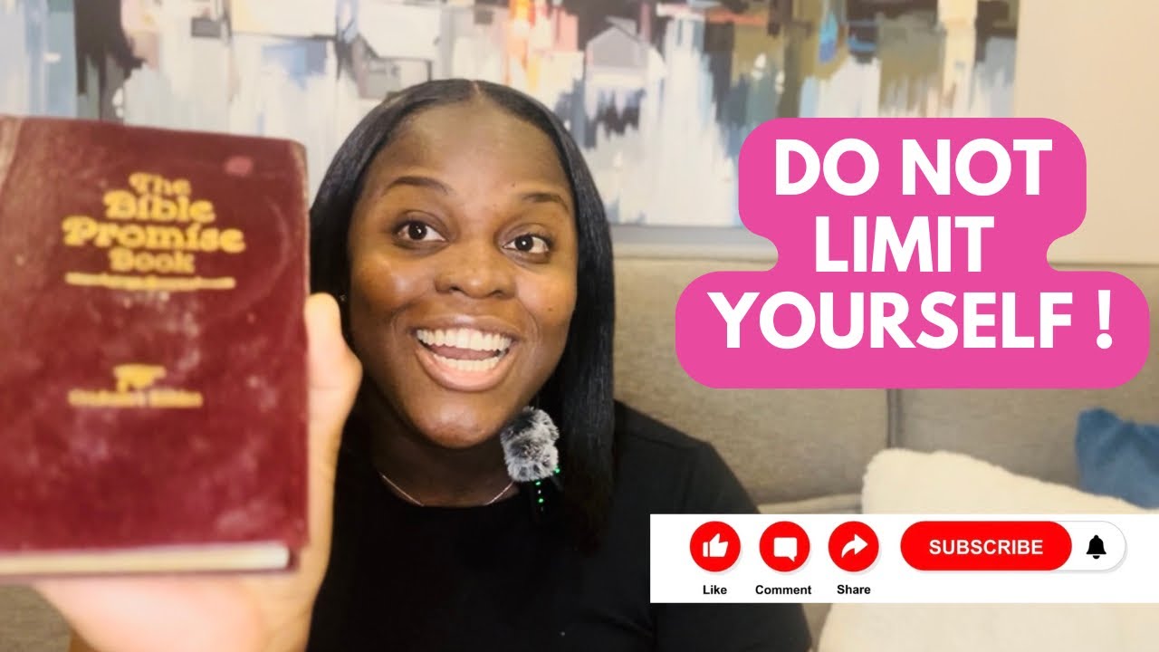 Do Not Limit Yourself: God uses the seemingly insignificant things. 