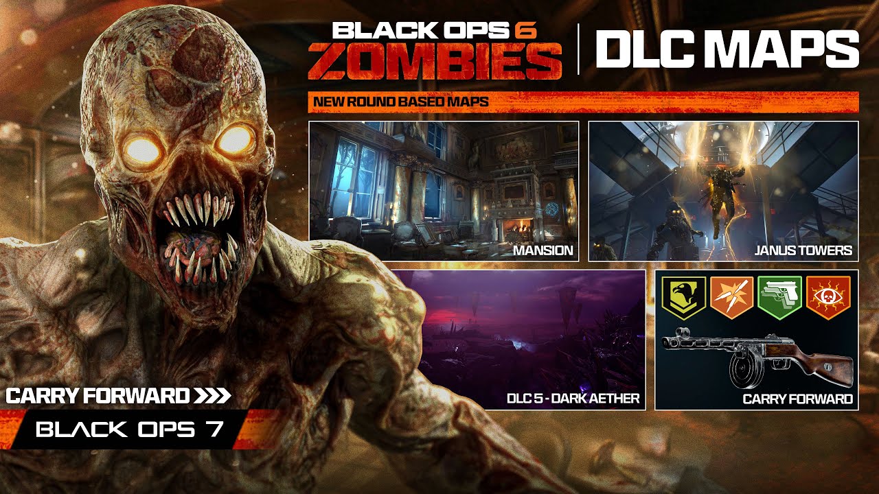 Black Ops 6 Zombies Just Got BIGGER… (3 DLC Maps & Carry Forward)