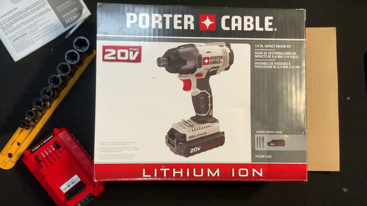Porter Cable PCC641 - 1/4&rdquo; Impact kit Unboxing with Vermont Tool Company