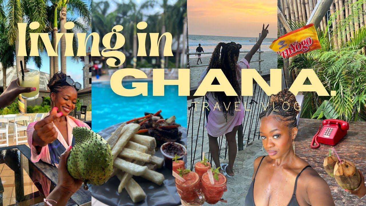 TRAVEL to GHANA Vlog | Accra, Getting Braids, Shopping, Osu & more (+Travel Guide)