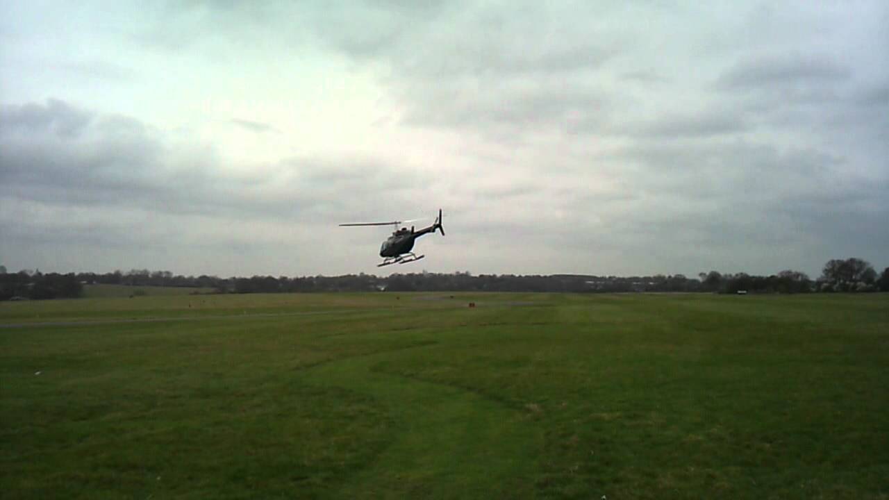 Bell B206L Longranger Helicopter Take Off!