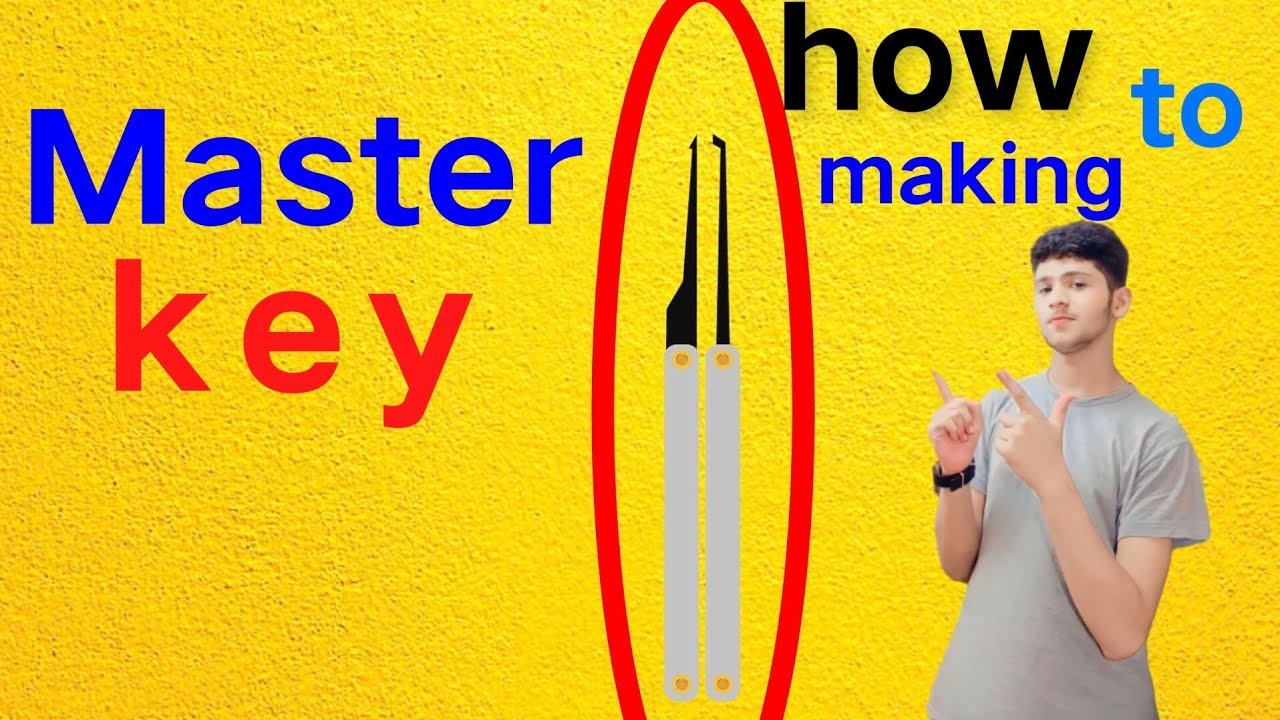 how to make a master key master key kaise banate hain