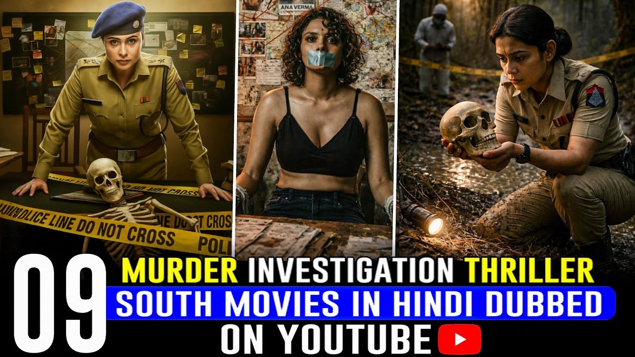 Top 9 New South Indian Suspense Thriller Movies in Hindi 2026 | South Murder Mystery Movies in Hindi
