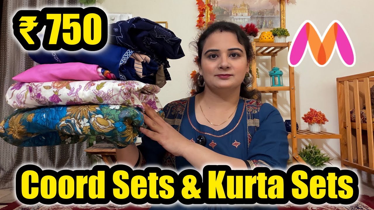 ₹750 Tak Myntra Coord & Kurta Sets 😍 | Sach Mein Worth It? 
