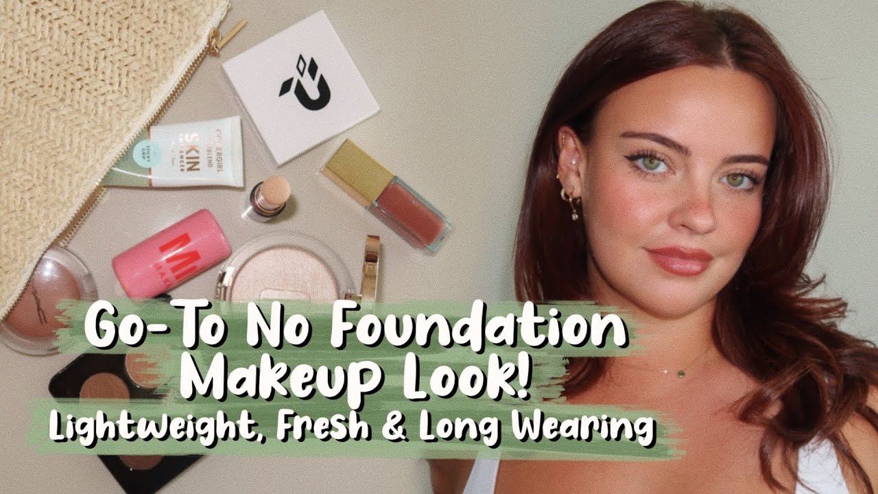 My Go-To No Foundation Makeup Routine for Summer ☀️ Long-Lasting, Fresh & Lightweight | Julia Adams