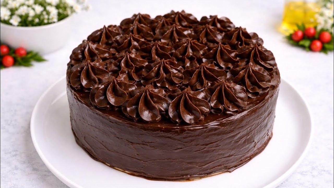 ШОКОЛАДНЫЙ ТОРТ со СГУЩЁНКОЙ 🍫 Нежный и насыщенный | Простой рецепт