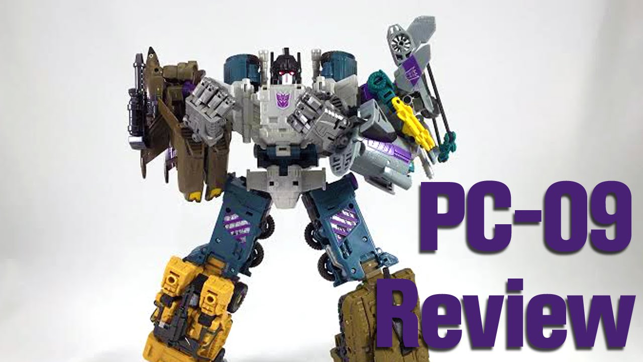 Идеальный эффект PC-09 для обзора и сравнения Bruticus в Combiner Wars