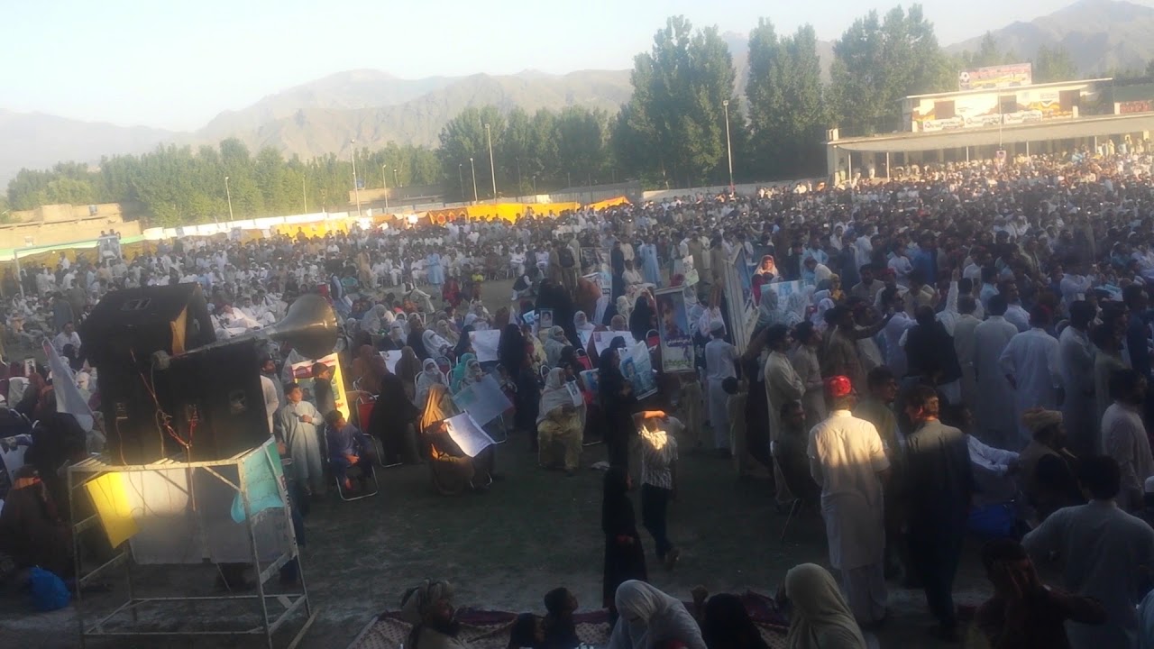 PTM jalsa in Kabal ground, /Swat.