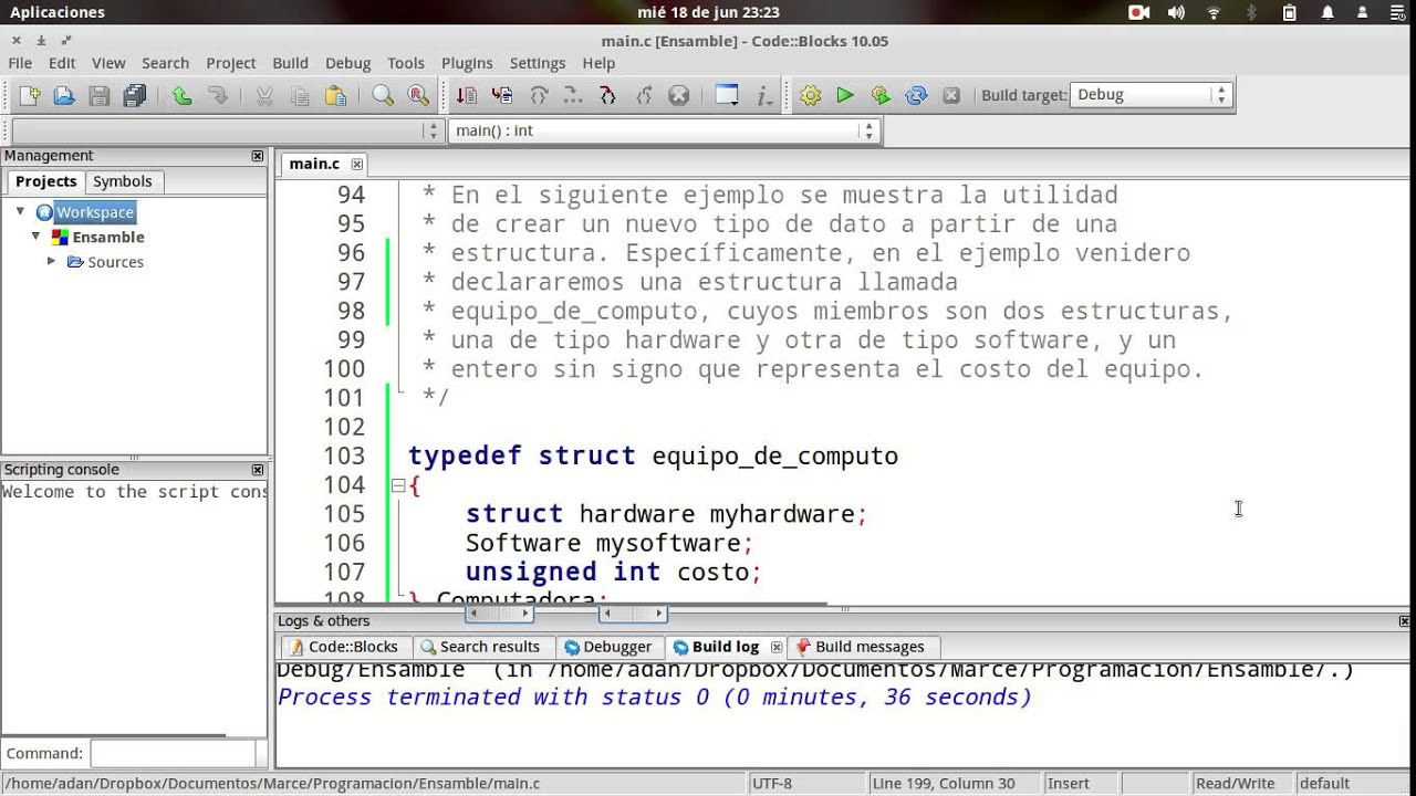Estructuras en C