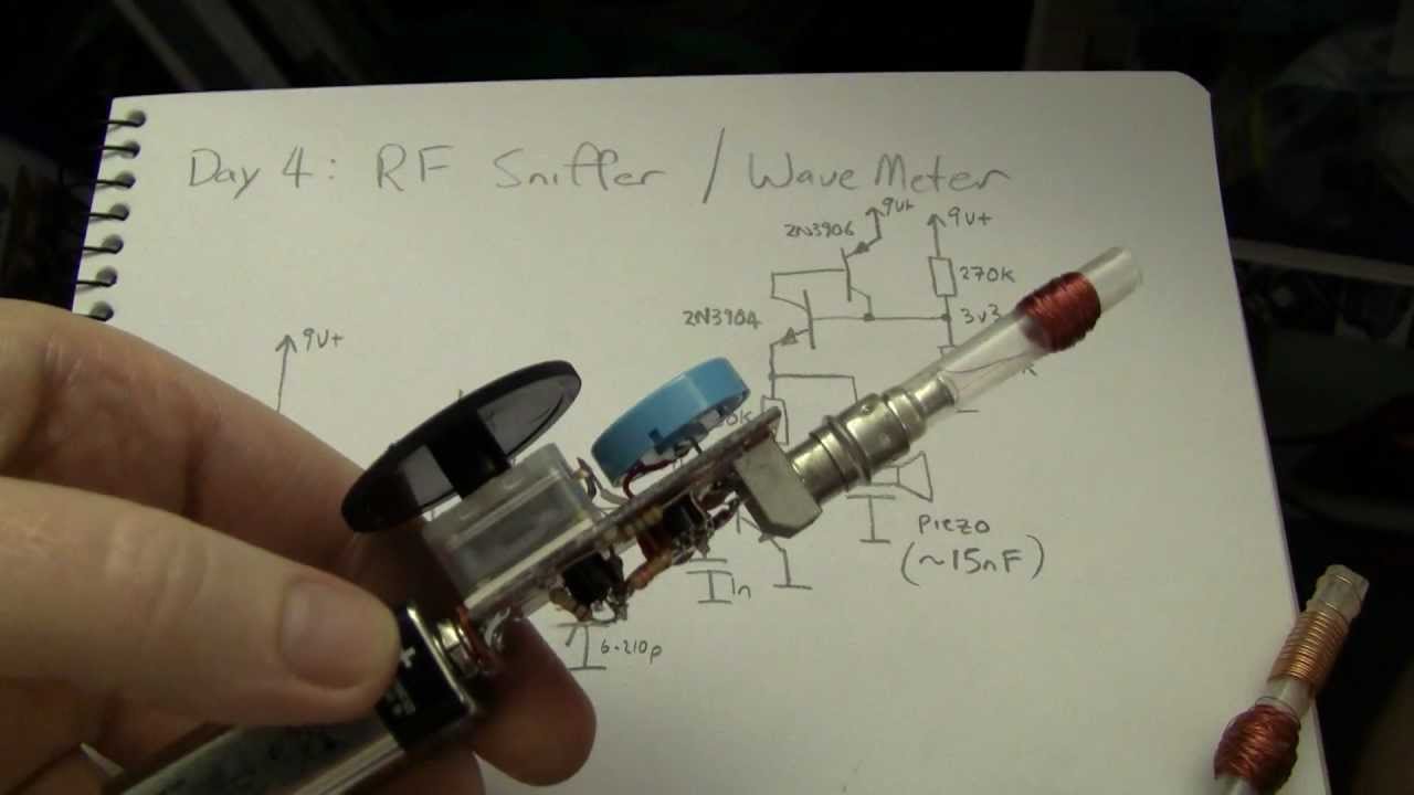 Advent Calendar of Circuits 2011: Day 4: RF Sniffer / Wavemeter