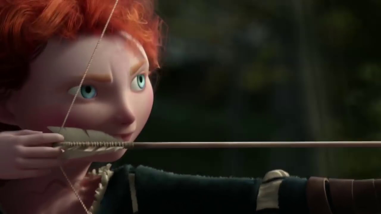 Pel&iacute;cula VALIENTE - Fragmento Merida en su caballo