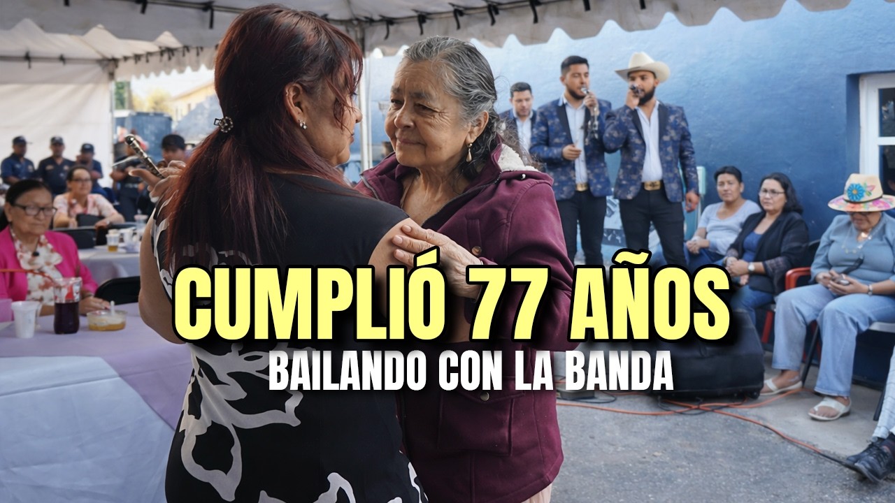 Tiene 77 a&ntilde;os&hellip; y mira c&oacute;mo baila | Cumplea&ntilde;os de Juanita Tovar en Atitanac, Villanueva