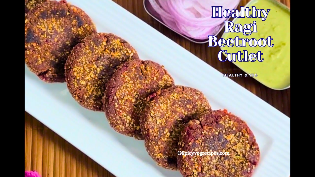 Healthy Ragi Beetroot Tikki Recipe | Millet Snack for Weight Loss