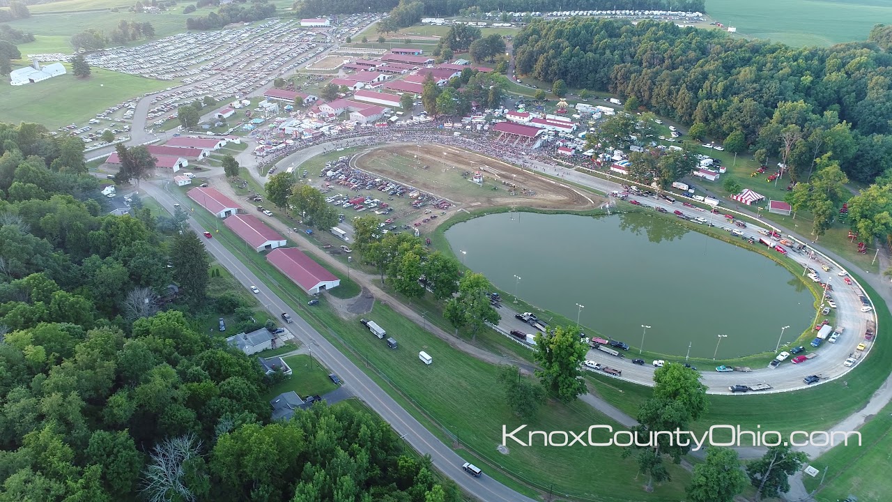 Knox County Ohio Fairgrounds Drone View in 2018