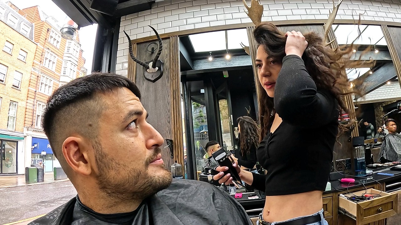 London Lady Barber Got The Job Done 🇬🇧