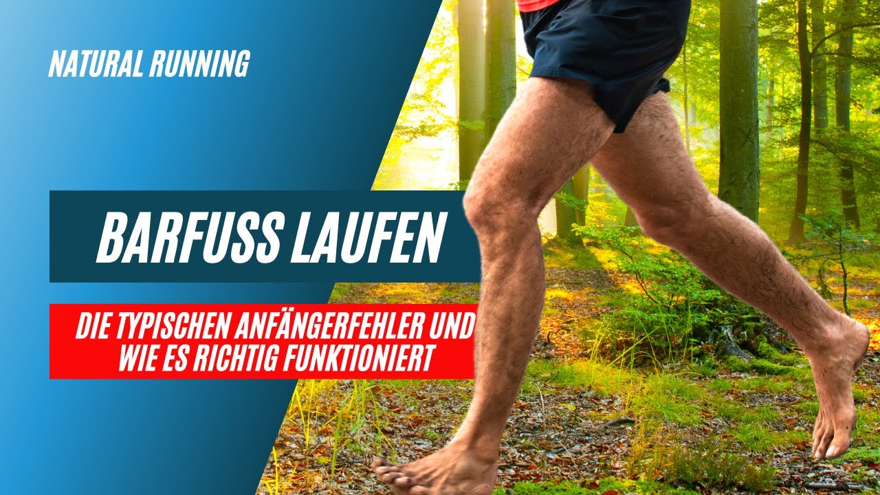 🦶Richtig BARFUß LAUFEN 🏃 | Natural-Running-Coach Fabian erklärt wie Laufen ohne Schuhe funktioniert