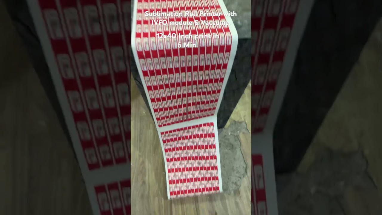 Sublimation Lanyard Printer with Vacuum - IVFO - Unlimited PC rip Software