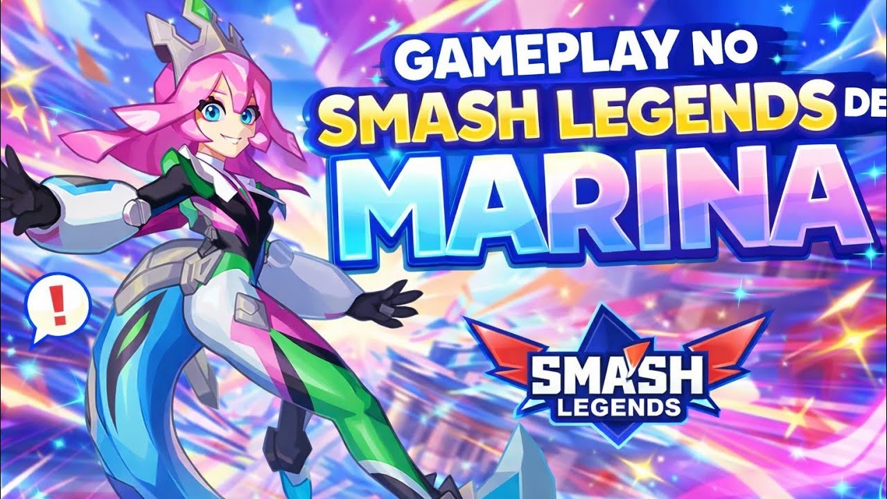 SMASH LEGENDS - GAMEPLAY JOGANDO DE MARINA #smashlegends #smashlegendsgameplay 