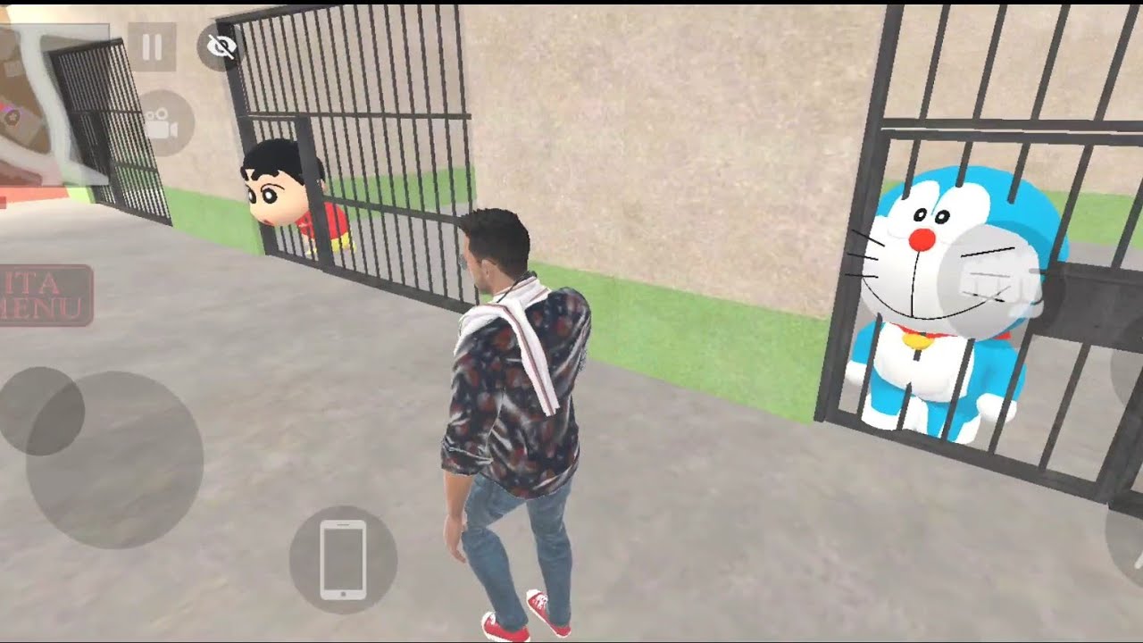 Doraemon Aur Shinchan को Police उठा कर ले गई 😭 #indiantheftauto 