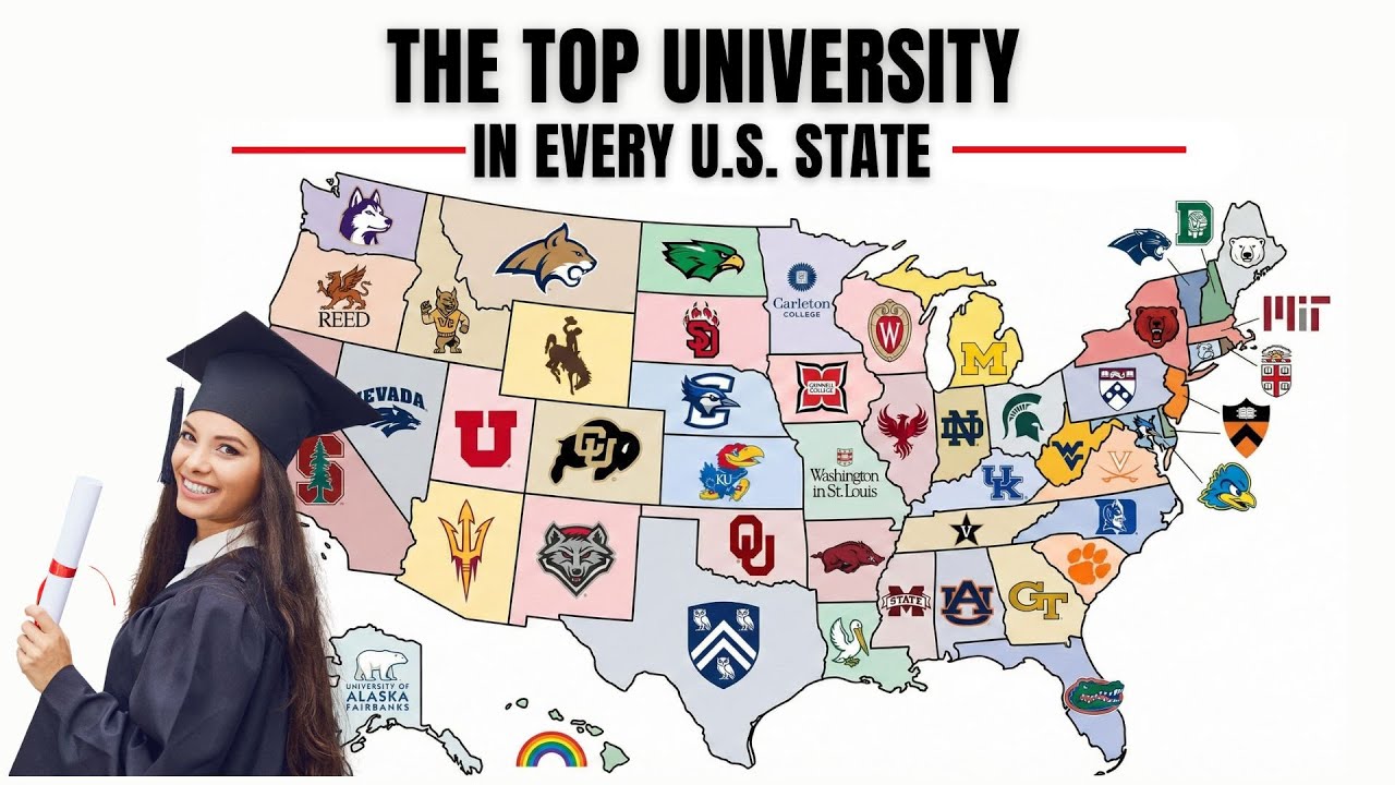 The Top University in Every U.S. State 🎓 | Best Colleges Ranked Across the United States