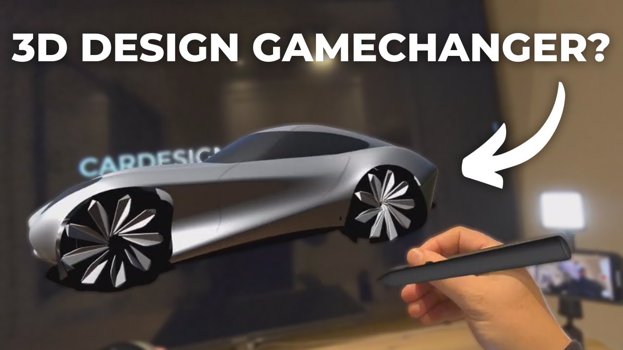 Drawing A Car With The Logitech MX Ink Stylus in Gravity Sketch