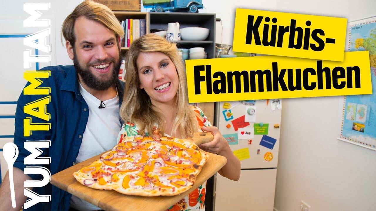 Kürbis-Flammkuchen // Wir eröffnen die Kürbis-Saison // #yumtamtam