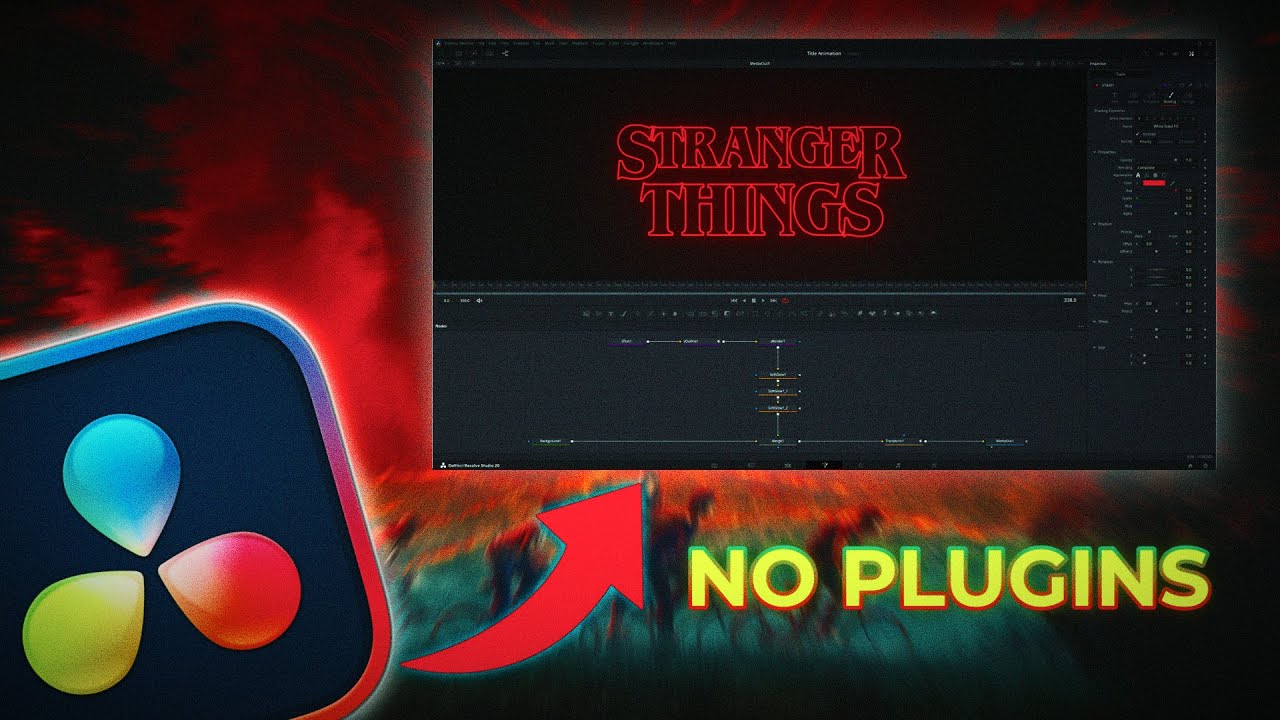 I Recreated the Stranger Things 5 Intro in DaVinci Resolve (FREE)