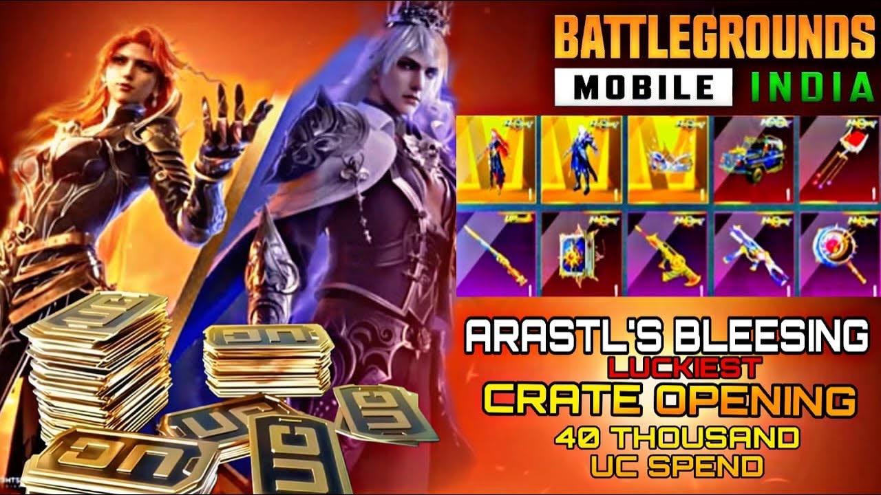 40,000 UC Honor Set Crate Opening 🔥 | INSANE BGMI Luck!