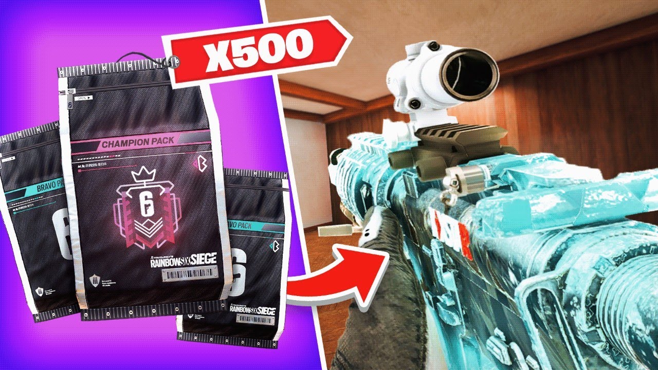 pack opening (rainbow six siege)
