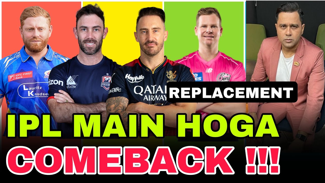 IPL 2026 - 10 Big unsold players who came as replacement in ipl 2026 | ipl replacement players list