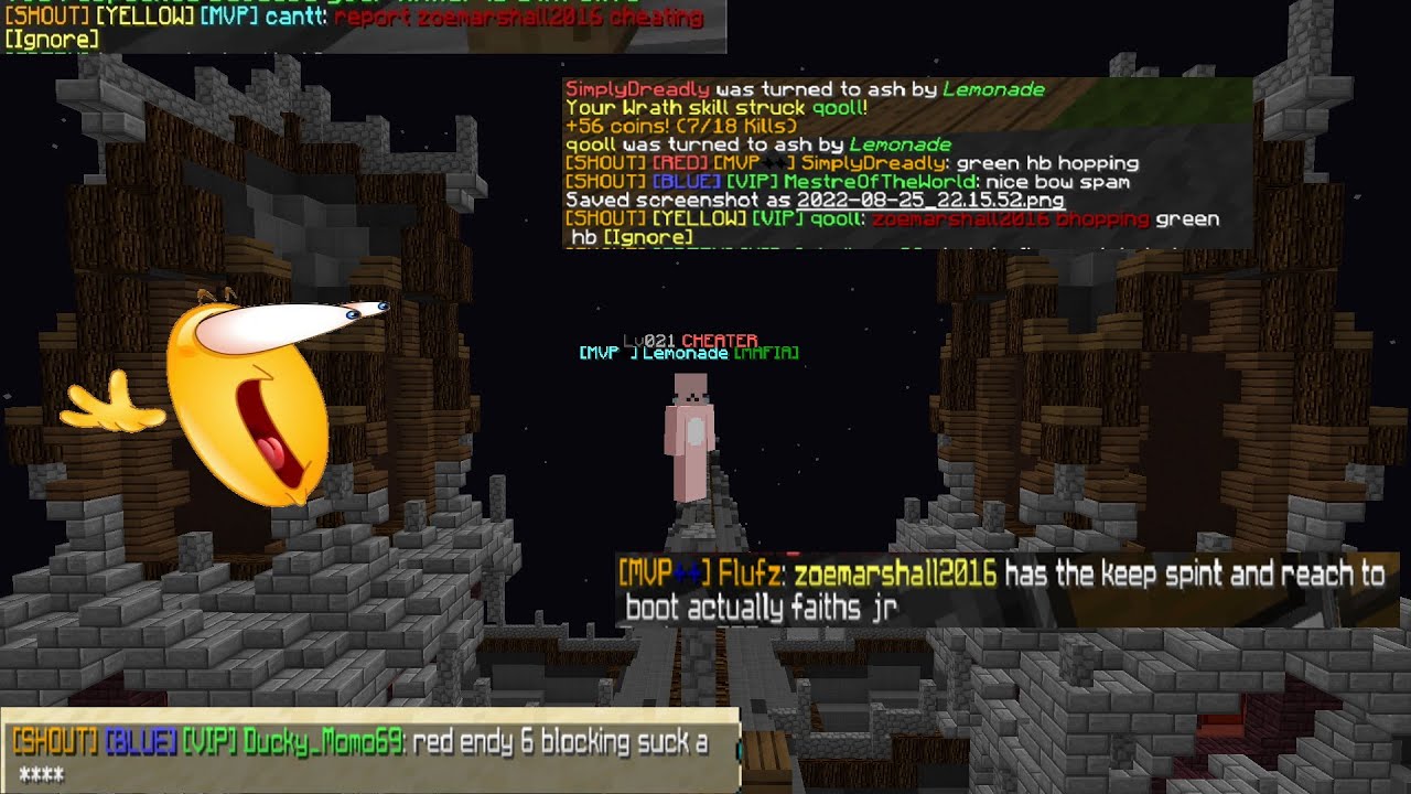 everyone thinks im BHOPPING?? 19 FK/A herobrine gameplay | Hypixel Mega Walls #10