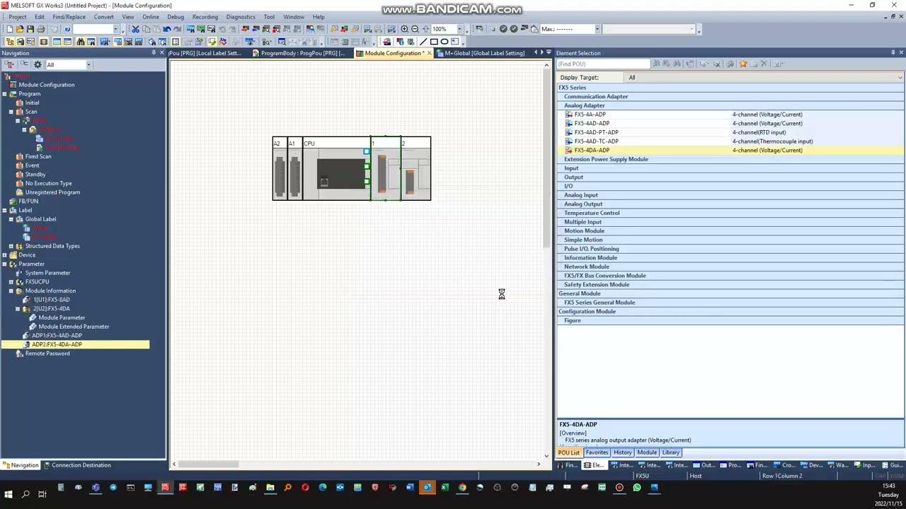 GX Works3   Melsec iQ F   Analog Signals   Part1   Types of analog IO