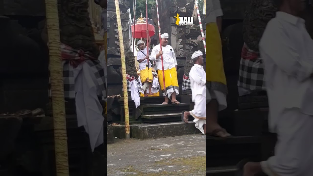 Holy Parade, Ceremony at Masceti Temple Part 1. #tampaksiring #adatbali #baliceremony