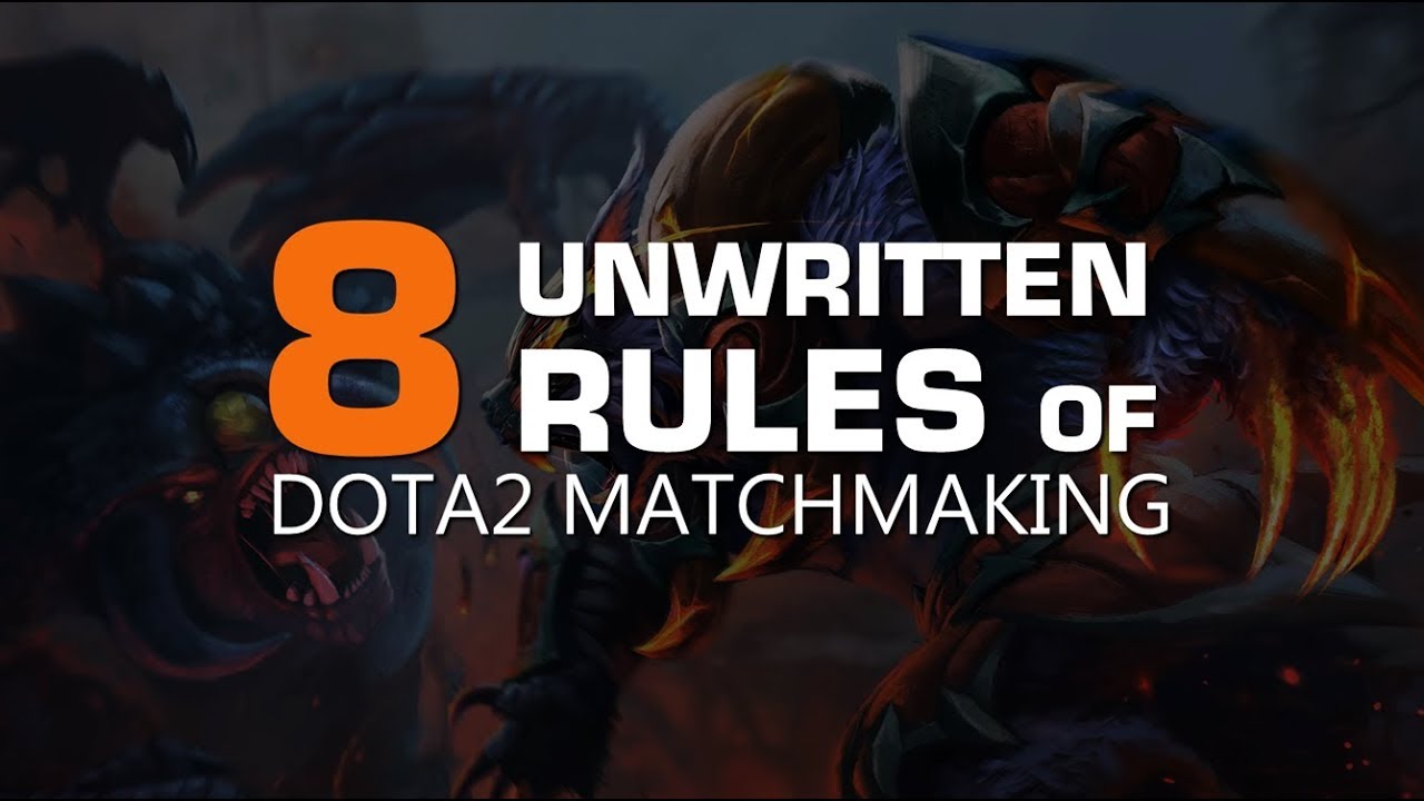 Dota 2: 8 Rules EVERYONE Should Follow in Public Matchmaking | Pro Dota 2 Guides