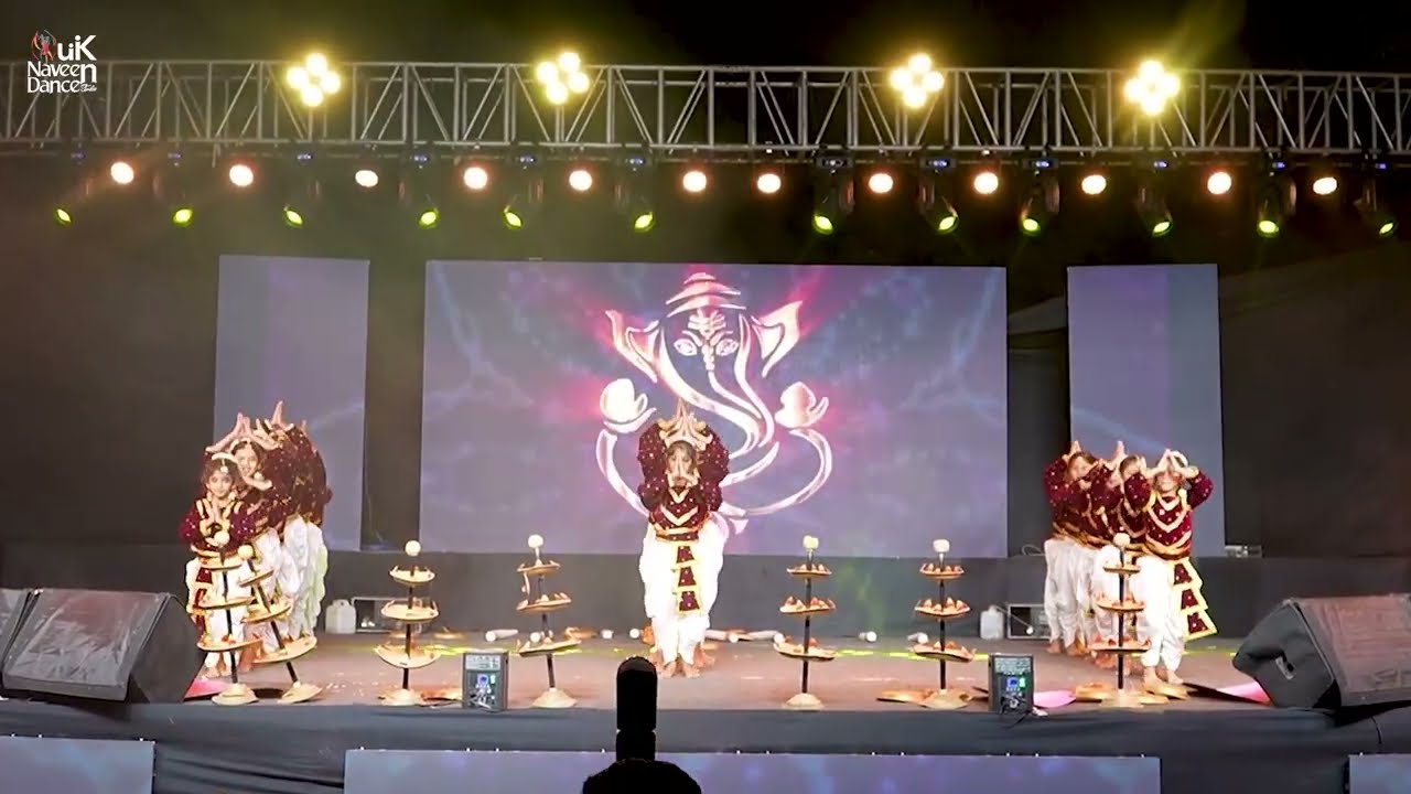 UK Naveen Dance Studio | 2nd Anniversary Celebration | Beautiful Ganesha Vandana Dance Performance