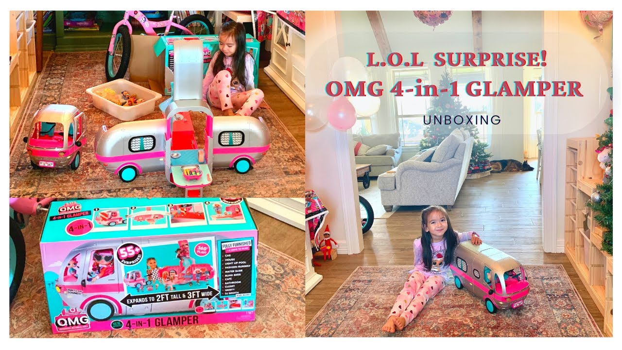 L.O.L Surprise! OMG 4-in-1 Glamper Unboxing | Luna's Birthday Present