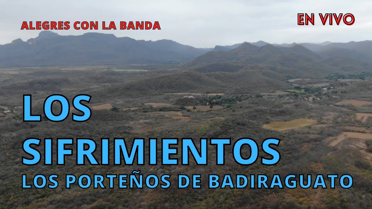 Los Porte&ntilde;os De Badiraguato - los sufrimientos &iexcl;EN VIVO!