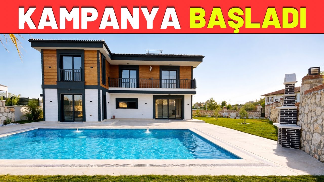 SEYRANTEPE’de BAHÇELİ HAVUZLU EV TURU-A651 #didim #villa 