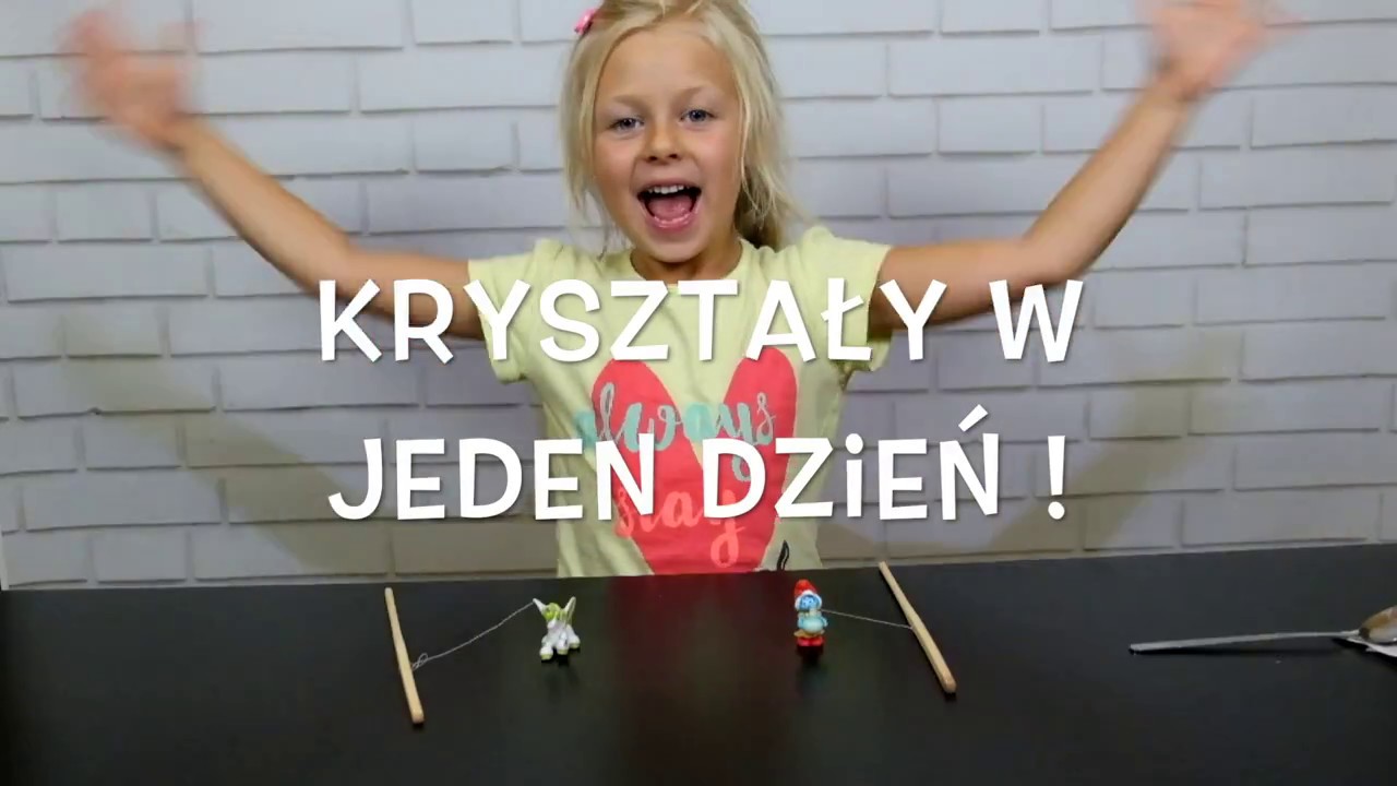 Robimy kryształy z boraksu | Super szybka metoda na kryształ | Kryształowy Smerf i Jednorożec !