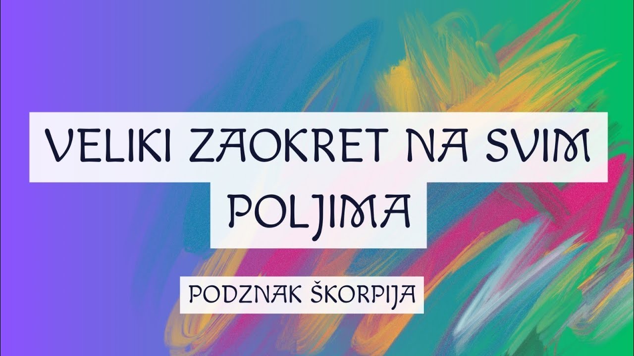 💯PODZNAK ŠKORPIJA - PORODIČNE PROMENE💯