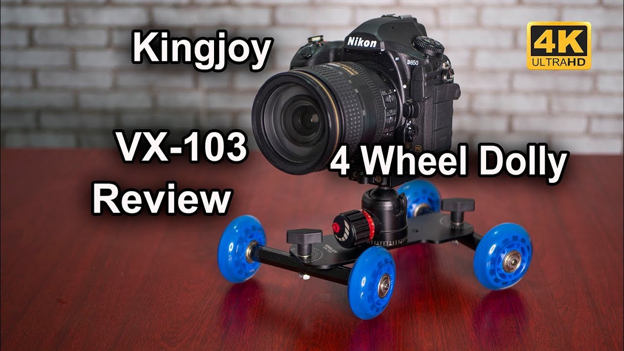 Kingjoy VX-103 4 Wheels Dolly Review, Dolly for Smooth Video Shooting
