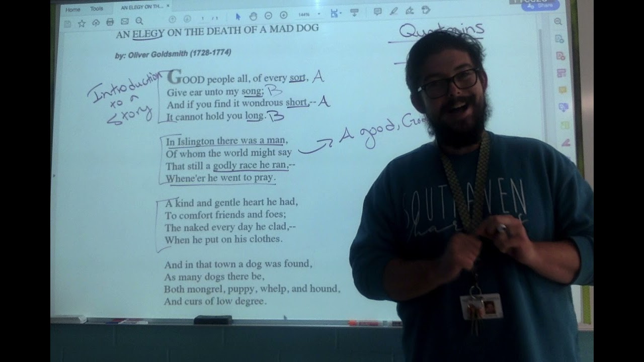 Mr. Reynolds English Class: Breakdown of 