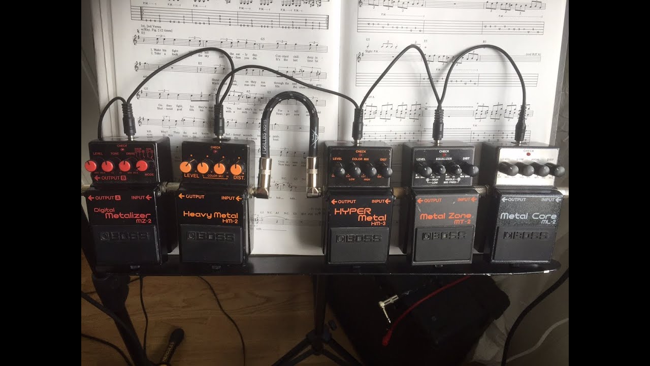 BOSS metal pedal shootout