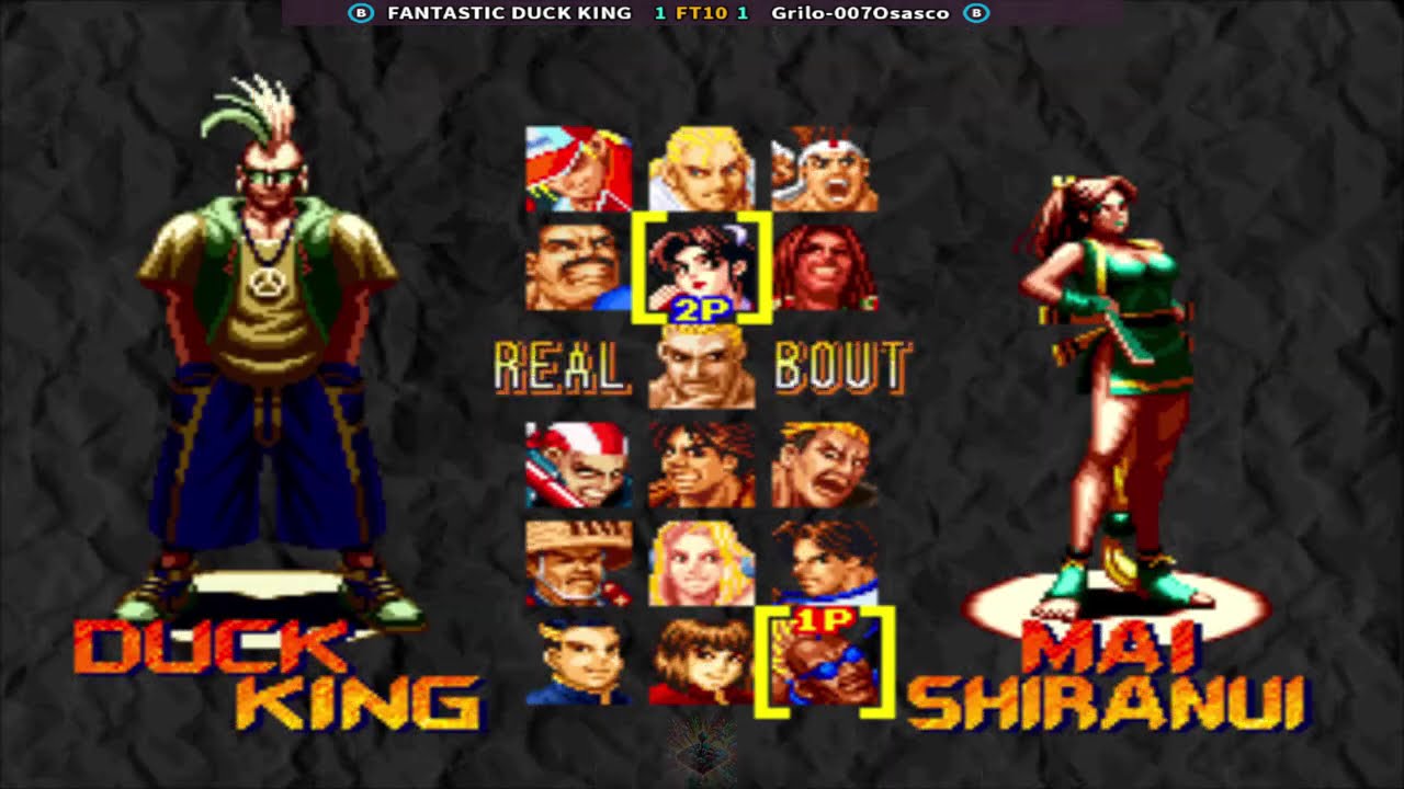 Real Bout Fatal Fury FANTASTIC DUCK KING (BR) Vs Grilo-007Osasco (BR) || Play date 4 Aug 25