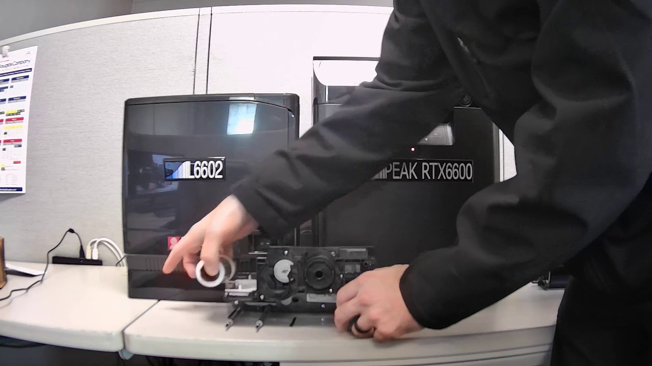 Changing ribbon and lamination on Peak RTX6600